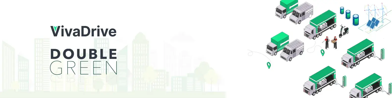 VivaDrive partners with Double Green to help US logistic providers electrify their vehicle fleets